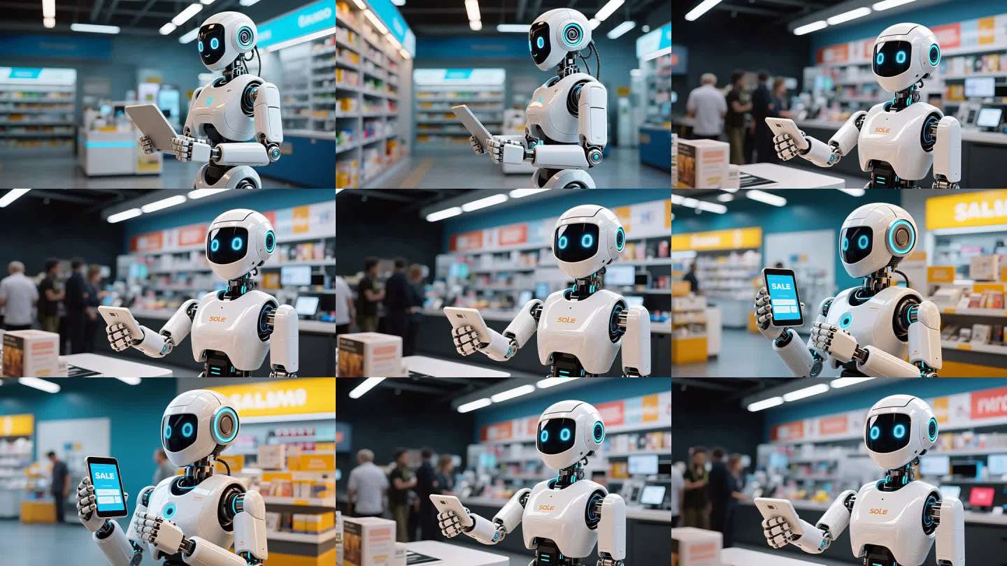 智能機器人銷售員 商用服務型機器人的研發(fā)與市場前景