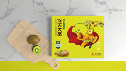 洪九獼猴桃包裝設計 品牌形象與產品價值的融合之美
